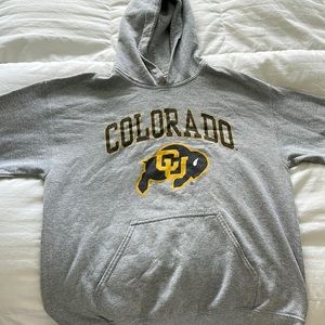 CU boulder logo hoodie